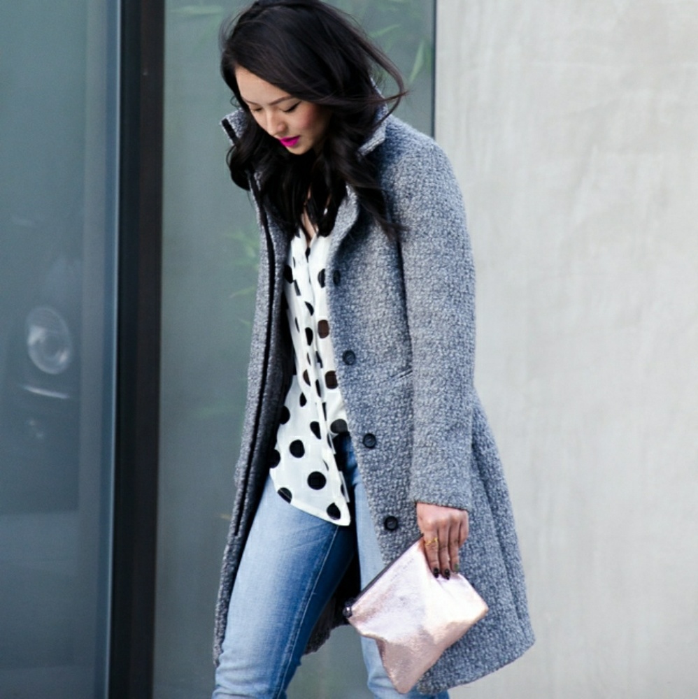 Bouclé coat